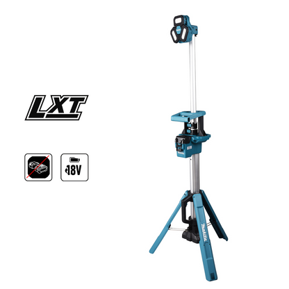 Makita LXT® DML814 Cordless Tower Work Light – 18V / 14.4V, 3000 lm